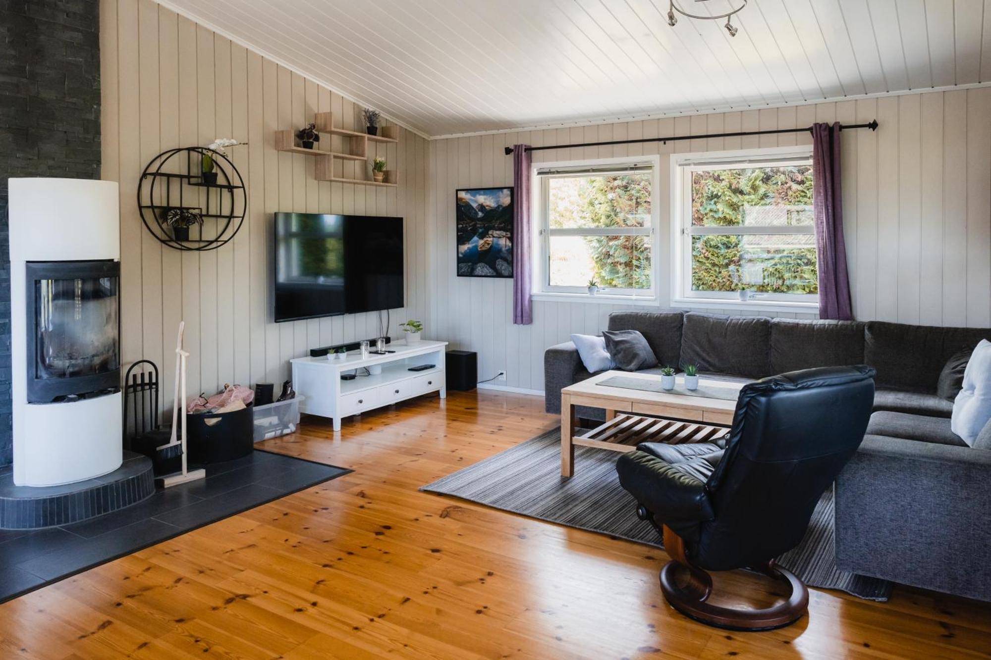 Leilighet Med Flott Uteplass Ulefoss Exteriér fotografie